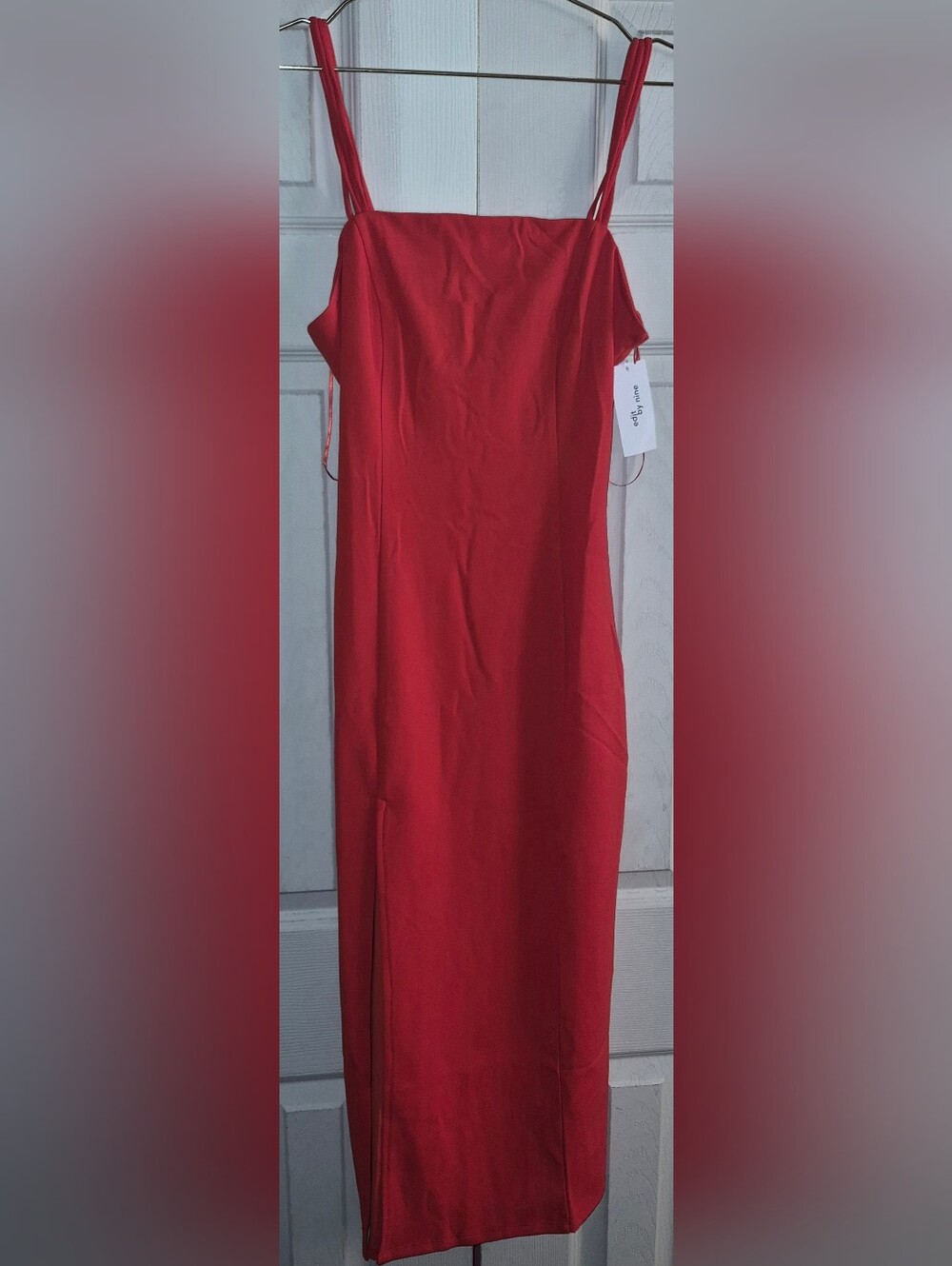 Spaghetti-Strap Bodycon Dress
